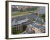 View over Dresden and the River Elbe, Dresden, Saxony, Germany, Europe-Michael Runkel-Framed Photographic Print