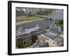 View over Dresden and the River Elbe, Dresden, Saxony, Germany, Europe-Michael Runkel-Framed Photographic Print