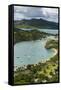 View over English Harbour, Antigua, Antigua and Barbuda, West Indies, Carribean, Central America-Michael Runkel-Framed Stretched Canvas