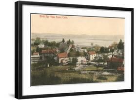 View over Essex, Connecticut-null-Framed Art Print