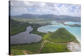 View over Five Islands Harbour, Antigua, Leeward Islands, West Indies, Caribbean, Central America-Frank Fell-Stretched Canvas