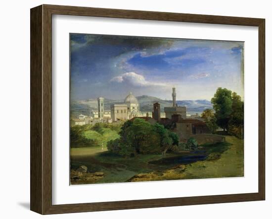 View Over Florence, circa 1829-Carl Rottmann-Framed Giclee Print
