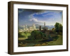 View Over Florence, circa 1829-Carl Rottmann-Framed Giclee Print