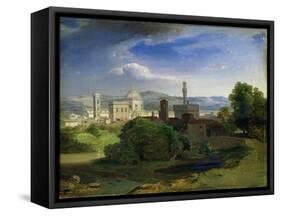 View Over Florence, circa 1829-Carl Rottmann-Framed Stretched Canvas