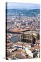 View over Florence from the Duomo, Florence (Firenze), Tuscany, Italy, Europe-Nico Tondini-Stretched Canvas