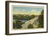 View over Fredricksburg, Virginia-null-Framed Art Print