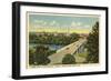 View over Fredricksburg, Virginia-null-Framed Art Print