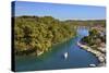 View over Gaios Harbour, Paxos, the Ionian Islands, Greek Islands, Greece, Europe-Neil Farrin-Stretched Canvas