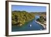 View over Gaios Harbour, Paxos, the Ionian Islands, Greek Islands, Greece, Europe-Neil Farrin-Framed Photographic Print