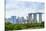 View over Gardens by Bay to Three Towers of Marina Bay Sands Hotel and City Skyline Beyond-Fraser Hall-Stretched Canvas