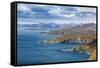 View over Godthul, South Georgia, Antarctica, Polar Regions-Michael Runkel-Framed Stretched Canvas