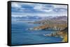 View over Godthul, South Georgia, Antarctica, Polar Regions-Michael Runkel-Framed Stretched Canvas