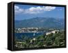 View over Golfe De Porto Vecchio, Porto Vecchio, South East Corsica, Corsica, France, Mediterranean-Stuart Black-Framed Stretched Canvas