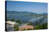 View over Gongja from the Gongsanseong Castle, South Chungcheong Province, South Korea, Asia-Michael-Stretched Canvas