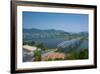 View over Gongja from the Gongsanseong Castle, South Chungcheong Province, South Korea, Asia-Michael-Framed Photographic Print
