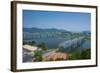 View over Gongja from the Gongsanseong Castle, South Chungcheong Province, South Korea, Asia-Michael-Framed Photographic Print