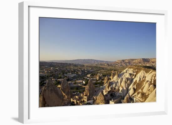 View over Goreme, Cappadocia, Anatolia, Turkey, Asia Minor, Eurasia-Simon Montgomery-Framed Photographic Print