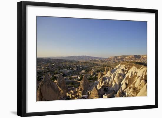 View over Goreme, Cappadocia, Anatolia, Turkey, Asia Minor, Eurasia-Simon Montgomery-Framed Photographic Print