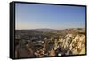 View over Goreme, Cappadocia, Anatolia, Turkey, Asia Minor, Eurasia-Simon Montgomery-Framed Stretched Canvas