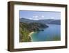View over Governors Bay and Grove Arm, Queen Charlotte Sound (Marlborough Sounds), near Picton, Mar-Ruth Tomlinson-Framed Photographic Print