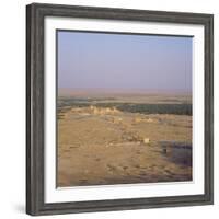 View Over Graeco-Roman City Towards Roman Temple of Bel, 45 AD, Palmyra, Syria, Middle East-Christopher Rennie-Framed Photographic Print