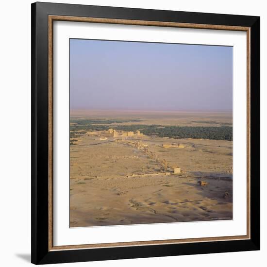 View Over Graeco-Roman City Towards Roman Temple of Bel, 45 AD, Palmyra, Syria, Middle East-Christopher Rennie-Framed Photographic Print