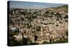 View over Granada from the Alcazaba, Alhambra Palace, Granada, Andalucia, Spain, Europe-Yadid Levy-Stretched Canvas