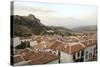 View over Grazalema Village at Parque Natural Sierra De Grazalema, Andalucia, Spain, Europe-Yadid Levy-Stretched Canvas