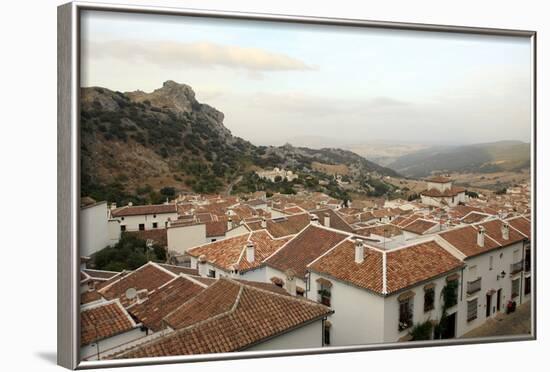 View over Grazalema Village at Parque Natural Sierra De Grazalema, Andalucia, Spain, Europe-Yadid Levy-Framed Photographic Print