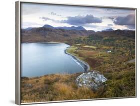 View Over Gruinard Bay at Dusk, Near Mellon Udrigle, Wester Ross, Highlands, Scotland, Uk-Lee Frost-Framed Photographic Print