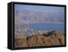 View over Gulf of Eilat, Eilat, Israel, Middle East-Simanor Eitan-Framed Stretched Canvas