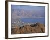 View over Gulf of Eilat, Eilat, Israel, Middle East-Simanor Eitan-Framed Photographic Print