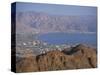 View over Gulf of Eilat, Eilat, Israel, Middle East-Simanor Eitan-Stretched Canvas