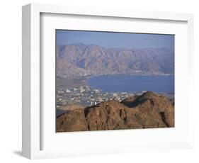 View over Gulf of Eilat, Eilat, Israel, Middle East-Simanor Eitan-Framed Photographic Print