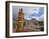 View Over Gyantse and Its Dzong, Tibet, China, Asia-Michael Runkel-Framed Photographic Print
