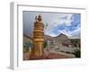 View Over Gyantse and Its Dzong, Tibet, China, Asia-Michael Runkel-Framed Photographic Print