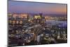 View over HafenCity and Elbphilharmonie at sunset, Hamburg, Hanseatic City, Germany, Europe-Markus Lange-Mounted Photographic Print