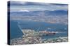 View over Hakodate from Mount Hakodate, Hokkaido, Japan, Asia-Michael Runkel-Stretched Canvas