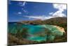 View over Hanauma Bay, a Popular Beach and Snorkeling Spot on Oahu, Hawaii, USA-Dirk Rueter-Mounted Photographic Print