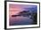 View over Harbour and Castle at Dawn, Tenby, Carmarthen Bay, Pembrokeshire, Wales, UK-Stuart Black-Framed Photographic Print