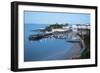 View over Harbour and Castle, Tenby, Carmarthen Bay, Pembrokeshire, Wales, United Kingdom, Europe-Stuart Black-Framed Photographic Print