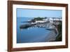 View over Harbour and Castle, Tenby, Carmarthen Bay, Pembrokeshire, Wales, United Kingdom, Europe-Stuart Black-Framed Photographic Print