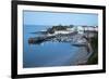 View over Harbour and Castle, Tenby, Carmarthen Bay, Pembrokeshire, Wales, United Kingdom, Europe-Stuart Black-Framed Photographic Print