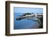 View over Harbour and Castle, Tenby, Carmarthen Bay, Pembrokeshire, Wales, United Kingdom, Europe-Stuart Black-Framed Premium Photographic Print