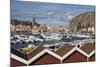 View over Harbour and Vetteberget Cliff, Fjallbacka, Bohuslan Coast, Southwest Sweden, Sweden-Stuart Black-Mounted Photographic Print