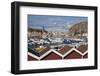 View over Harbour and Vetteberget Cliff, Fjallbacka, Bohuslan Coast, Southwest Sweden, Sweden-Stuart Black-Framed Photographic Print