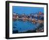 View over Harbour at Dusk, Castellammare Del Golfo, Sicily, Italy-Peter Adams-Framed Photographic Print