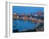 View over Harbour at Dusk, Castellammare Del Golfo, Sicily, Italy-Peter Adams-Framed Photographic Print