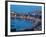 View over Harbour at Dusk, Castellammare Del Golfo, Sicily, Italy-Peter Adams-Framed Photographic Print