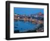 View over Harbour at Dusk, Castellammare Del Golfo, Sicily, Italy-Peter Adams-Framed Photographic Print